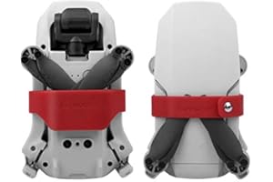 Hensych Propellerhalter Klingenhalterung für Mavic Mini, Silikon Klingenfixierer Stabilisatoren Transportschutz Soft Clip für Mavic Mini/Mavic Mini 2/Mini SE Zubehör(rot)