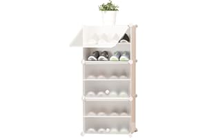 XOKOTAKI Scarpiera Modulare, Scarpiera Mobile per Ingresso. Scarpiera per Hall. Scarpiera. Deposito per Casa, Corridoio, Camera da Letto. 12 Paio di scarpe