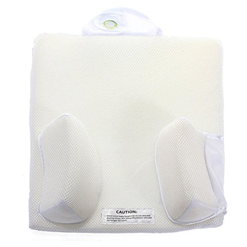 Edealing Baby Infant Newborn Anti Roll Pillow Ultimate Sleep Positioner System Prevent Flat Head Cushion