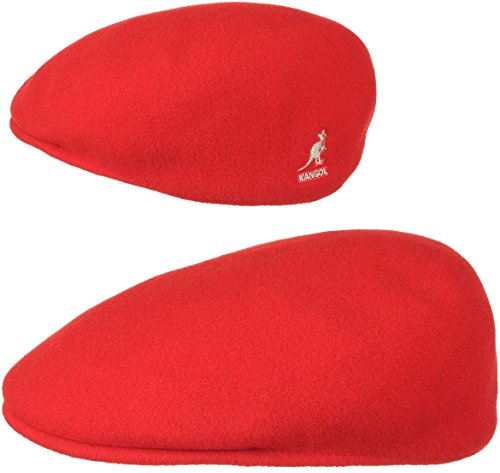 Kangol Pepe 504 berretto piatto beanie M/56-57 - rosso