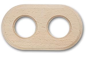 Fontini 31-802-00-2 - Marco madera haya 2 elemento colonial natural pack