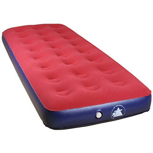 10T Velo Single - Standard-Luftbett Luftmatratze Velours-Liegefläche 192x77x24cm