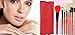 Low-cost sales makeup tools 7pcs Both portable makeup brush set, Soft hair brand RED makeup brushes professiona