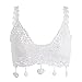 Women Tops Bikini Bra Crochet Hollow Tassel Summer Beach Tops