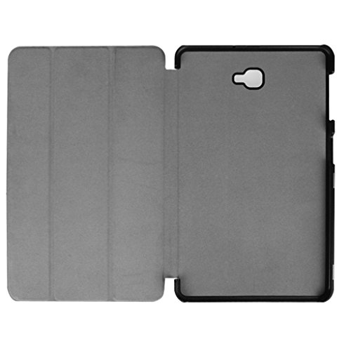 Samsung Galaxy TAB A 10.1″ SM-T580 / SM-T585N Smart Shell Case Cover Tasche Etui – MOONBAY MALL Ultra Dünn Tri-Fold Smart-Muschel PU Leder Ultra Schlank Superleicht Ständer Smart Shell Cover Schutzhülle Etui Tasche. CY-02 - 5
