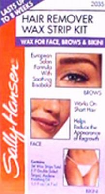 Sally Hansen Wax Strip Kit Brow/Face/Bikni