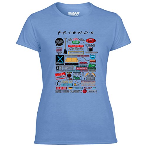 Gildan Friends Tv Show Tv Quotes Performance Ladies T Shirt - Main Image