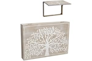 CASA D'OR DAMDAM GO | Coperchio contatore di luce per quadri elettrici nordico in legno (albero della vita)