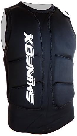 IMPACTOR Vest Ladies Collition protector vest Wakeboard Vest Kiteboarding vest SKINFOX - Black, XL (54)