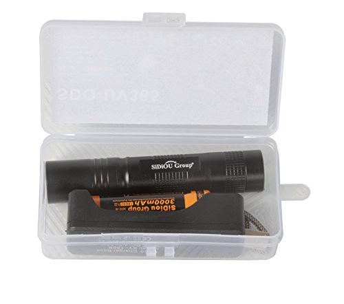 Sidiou Group 5w UV365 nm Taschenlampe Mini Straight Taschenlampe UV LED Ultraviolett Taschenlampe (Kit) (UV365) - 9