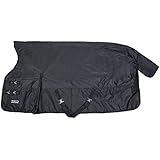 HKM Weidedecke Highneck -Florenz- 1200D mit Polarfleece (155, schwarz)