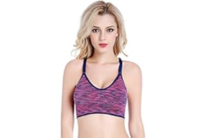 Sodacoda Top Sportivo da Donna - Reggiseno Imbottito per Fitness e Yoga