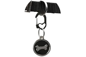 BOW WOW MEOW EZECLIP BWM eZeClip Dog Tag Clip for Pet Tags | Cat & Dog Collar Clip | Easy Attaching and Removal Pet Tag Clip | Durable & Secure for Maximum Pet Safety | Variety of Styles and Sizes for Any Pet