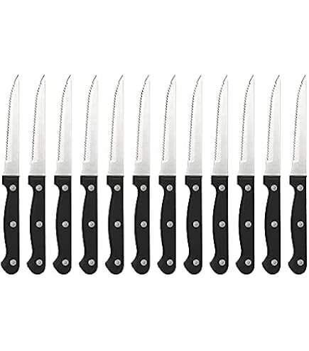 Set coltelli bistecca B/steak in acciaio - La Cort Store