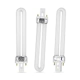 TINKSKY Nagel Kunst Trockner Lampe Lampe Röhre 9W u-förmige 365nm UV Lampe Licht – 4 teiligesset - 2