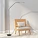 Price comparison product image LE LED Floor Lamp, Dimmable 6 Lighting Modes Standard Lamps, Remote and Touch Control Metal Standing Lamp, Height Adjustable for Living Room, Bedside, Reading and More