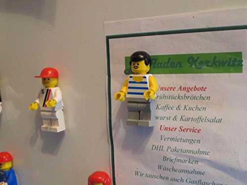 Kühlschrankmagnete mit ®LEGO Minifiguren für Pinnwand, Kühlschrank oder Magnettafel 5 Stück - 2
