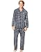 Produktbild Hanes Men's Woven Pajamas-S-Grey/Black Plaid