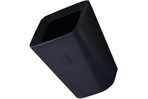 Alipis Poubelle Carrée Poubelle de Bureau Corbeille à Papier Poubelle Moderne Poubelle pour L'école Bureau Maison Cuisine Chambre Noir