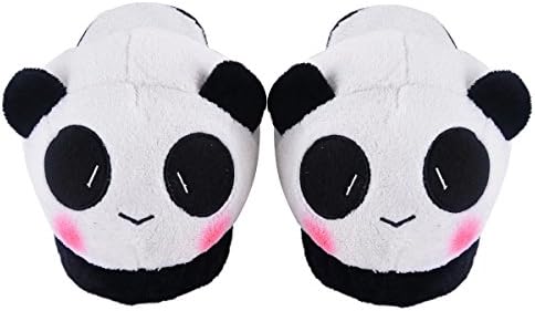 Animal Slippers Shoes - Chicone Cute Winter Cartoon Panda Plush Slippers Soft Warm for Women (Pattern 03)