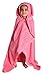 Minene Cuddly Towel with Puppy Ears (Extra Large, Fuchsia)