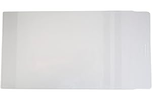 CARE4BOOKS 3 x PAPERBACK BOOK COVERS 278mm clear plastic reusable!