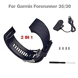 xue binghualoll Für Garmin Forerunner 35/30 Uhr Pulsuhr Armband + Ladegerät