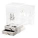 Produktbild Cikuso Schmuck Schatulle für Frauen Schmuck Organizer Halskette Ohrringe & Armband Aufhnger Acryl Display Aufbewahrungs Koffer Dekor Geschenke für Mdchen