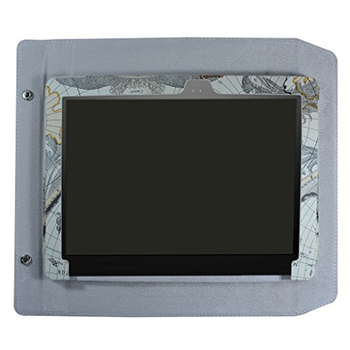 HP Elite x2 1012 G1 Hülle,Mama Mouth 2-in-1 Abnehmbare PU-lederne Case hülle mit Standfunktion für 12″ HP Elite x2 1012 G1 Windows 10 Tablet,Landkarte - 5