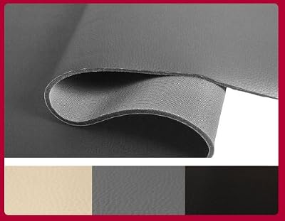 Skaï simili cuir NOCTURN gris tissu pour sellerie auto T131 09