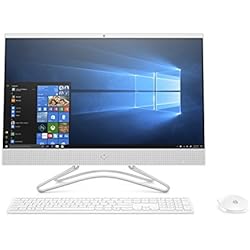 HP 24-f0511ns - All in One - Ordenador de sobremesa 23.8" FullHD (Intel Core i5-8250, 8GB RAM, 1TB HDD, Intel Graphics, Windows 10), Color Blanco, con Teclado QWERTY Español y Ratón