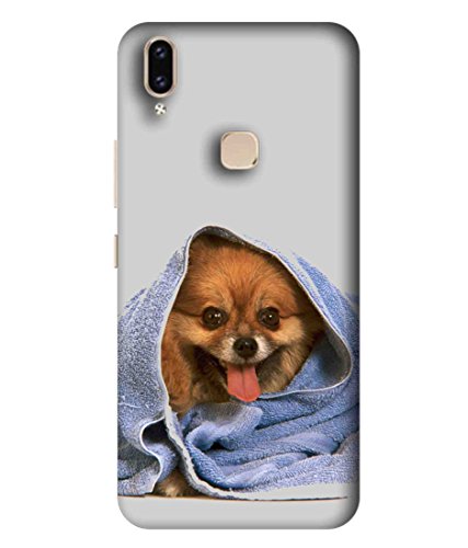 Printfidaa Vivo V9, Vivo V9 Youth Back Cover Puppy Under Towel Printed Designer Back Case