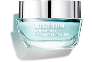 Biotherm, Aquasource Total Eye Revitalizer, Gel Yeux Effet Froid, Hydratation & Éclat, Enrichi en Caféine & Vitamine C, Tous Types de Peau, 15 ml