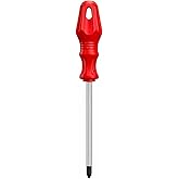 Profesyonel Manyetik Yıldız Tornavida PH2 6+125 mm, Y&uuml;ksek Tork Dayanımlı Sertleştirilmiş &Ccedil;elik U&ccedil;, Kaymaz Ergonomik Sap, Dar