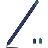 NovStrap Apple Pencil Pro (2024) ile Uyumlu Silikon Kılıf Pencil Pro Silikon Kaydırmaz Koruma Kılıfı LACİVERT