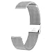 Produktbild Happysdh Armband Kompatibel mit Huami AMAZFIT GTR Smart Watch 47mm, Smartwatch Zubehör Mesh-Gürtel mit Metallschnalle Uhrenarmband Ersatzarmband Armbänder Smartwatch für Männer Frauen