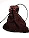 Price comparison product image Medieval-Larp-SCA-Pagan-Reenactment Brown Suede Leather DRAWSTRING MONEY POUCH/BAG