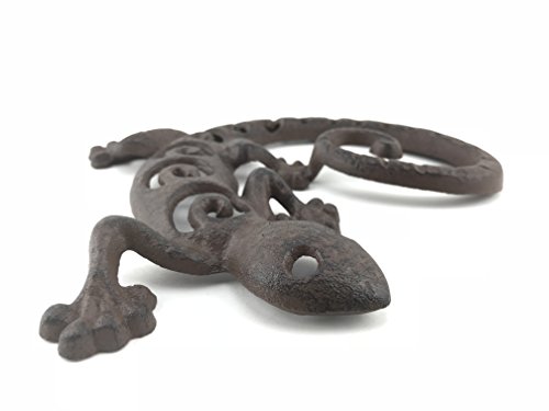 Deckofigur „Gecko Groß“ aus Gusseisen für Ihr Haus und Garten - 2