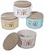 Produktbild Duftkerze »Home sweet Home« im Glas mit Holz-Deckel (Jasmine)