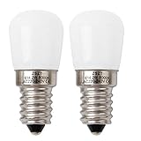 Ampoule frigo led E14 2W ZSZT Blanc Froid 6000K, 15 watts équivalent petit Edison à vis, Pour réfrigérateur Sewing Machine - Lot de 2