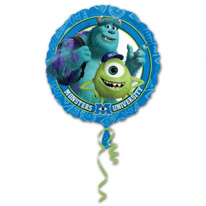 Monsters, Inc Globo aluminio fiesta redondo 46 cm 'Monsters University'