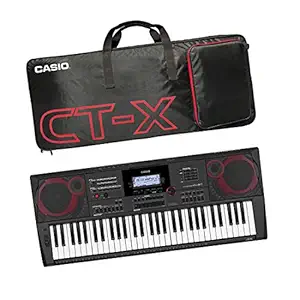 Casio CT-X9000IN 61-Key Portable Keyboard with Carry Case (Black)