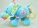 Singring Baby Pram Crib Activity Plush Blue Elephant Toy Stroller Clip on Toy