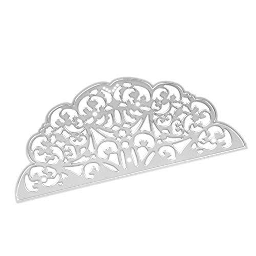 Preisvergleich Produktbild Ranuw Stanzschablonen, aus Metall, Blumenmotiv, Spitze, für Scrapbooking, Gabarit