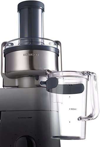 Kenwood KMC 05007 Chef Titanium Küchenmaschine (inklusive Glasmixaufsatz, Fleischwolf, Entsafteraufsatz) silber - 5