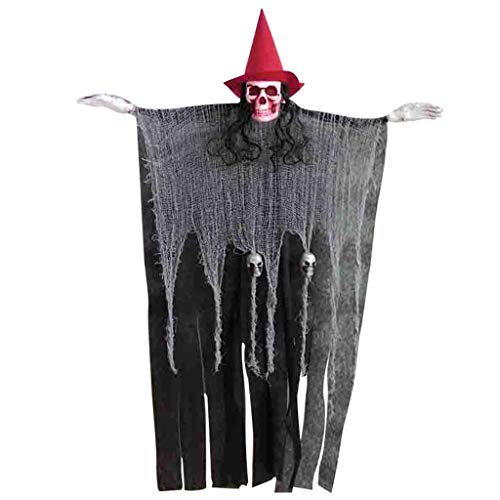 TwoCC - Cortina Colgante con diseño de Calavera para decoración...