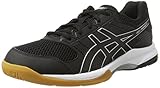 Indoorschuhe Asics Herren Gel-Rocket 8 Multisport Indoor Schuhe, Schwarz (Black/black/white 9090), 41.5 EU (7 UK)
