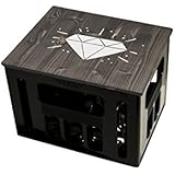 Geschenkidee Bierkastensitz Sitzauflage Hocker mit Motiv DIAMOND