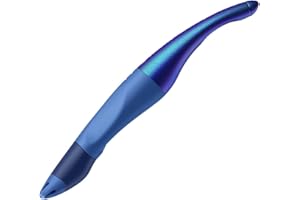 Stylo roller - STABILO EASYoriginal - 1 stylo roller ergonomique rechargeable - Bleu Edition Hologramme - droitier