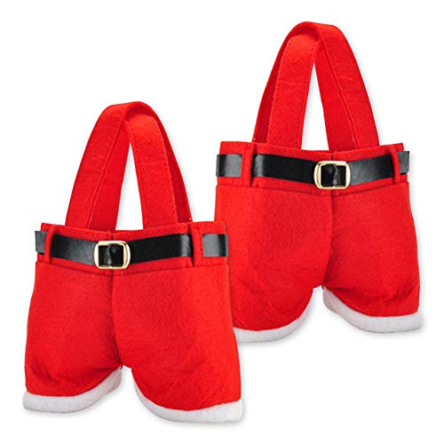 NAUC Lot de 100 Sacs Cadeaux de Noël pour Noël, 100 Stück